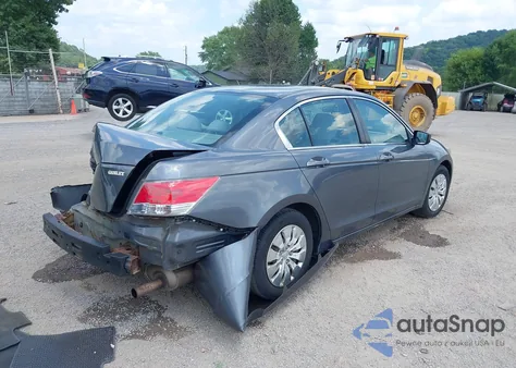 2010 Honda Accord 2.4 Lx from USA, damaged, VIN 1HGCP2F33AA186653